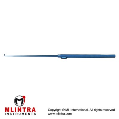 Krayenbuhl Micro Nerve and Vessel Hook 1.0mm dianmeter,hook depth 3.8mm,probe pointed large,18.5cm